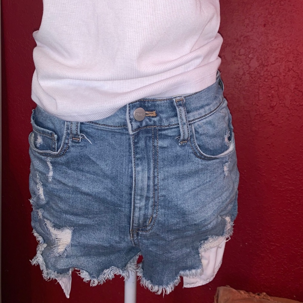 PINK Victoria’s Secret Shorts with Rips